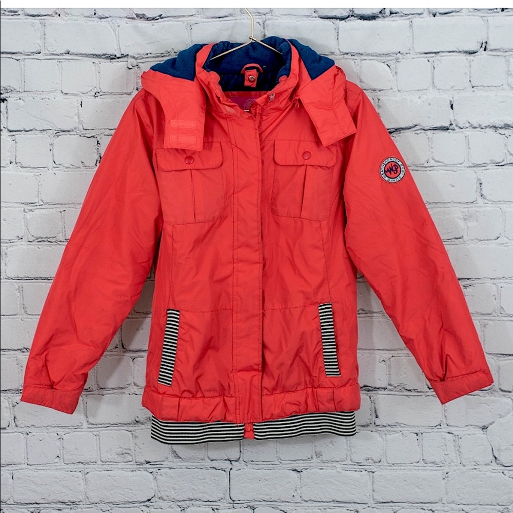 Weatherproof salmon pink winter jacket